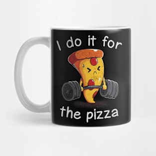 I Do It For Pizza workout Mug